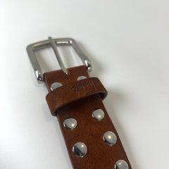 Stussy Suede 8-Ball Studded Belt