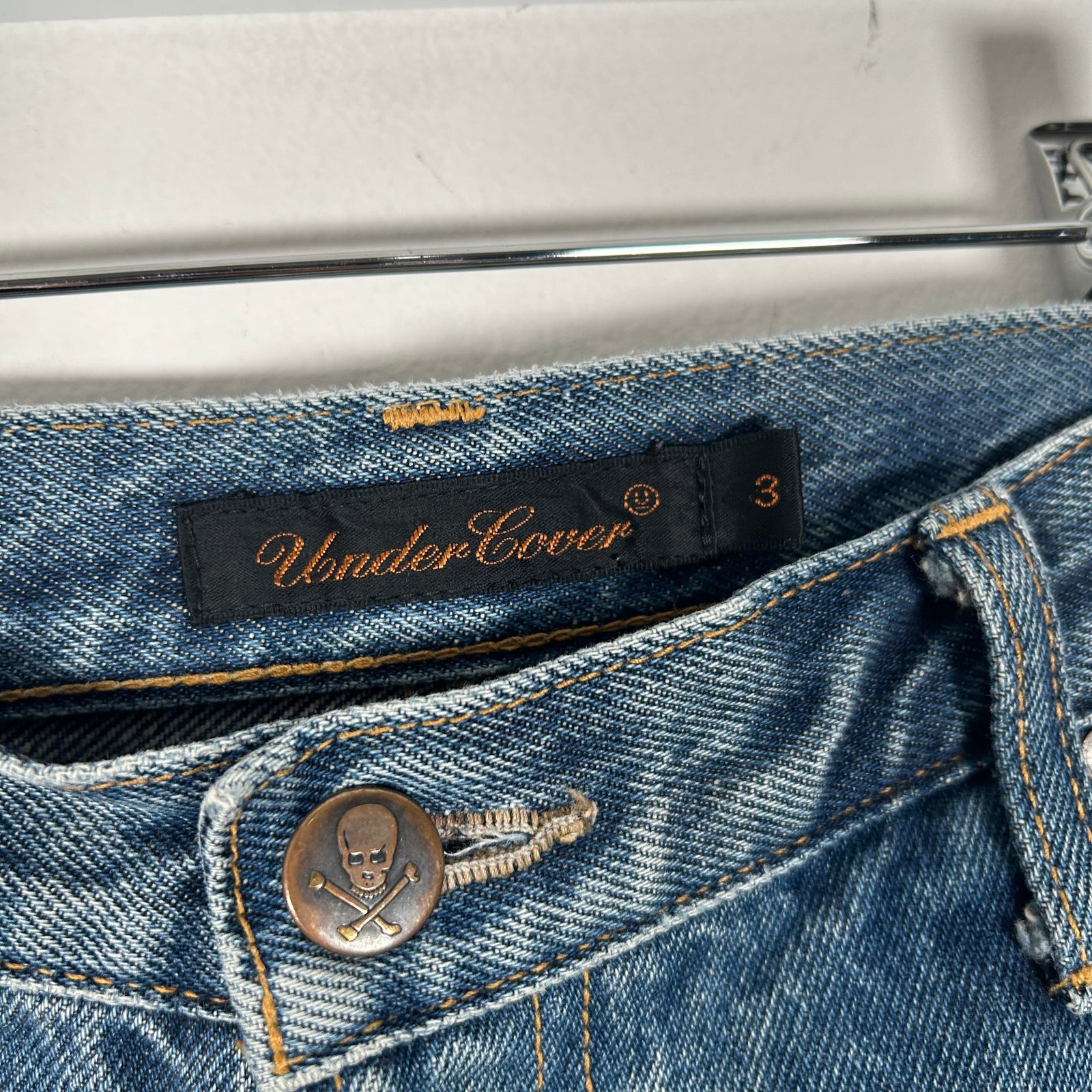 Undercover SS05 'But Beautiful' Graffiti Patch Denim Size 3