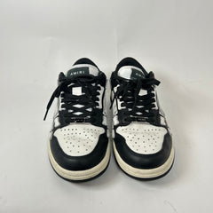 Amiri Black/White Skel Low-Top Sneaker Size 37