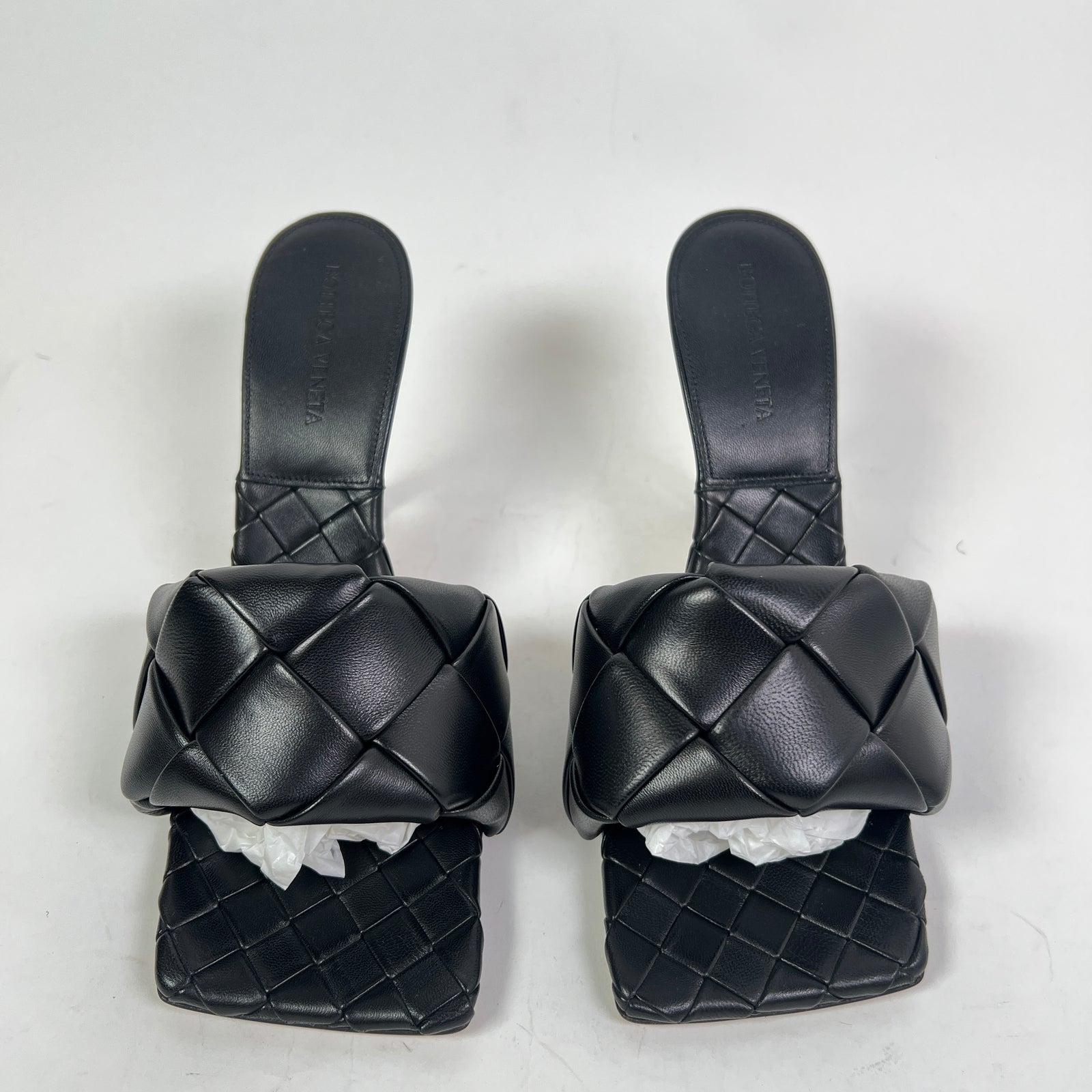 Bottega Veneta Lido Intrecciato Leather Mules