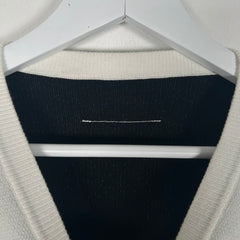 Maison Margiela MM6 White Logo Knit T-Shirt Size S