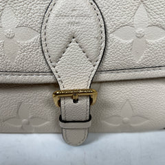 Louis Vuitton Cream Monogram Empreinte Diane NM Handbag