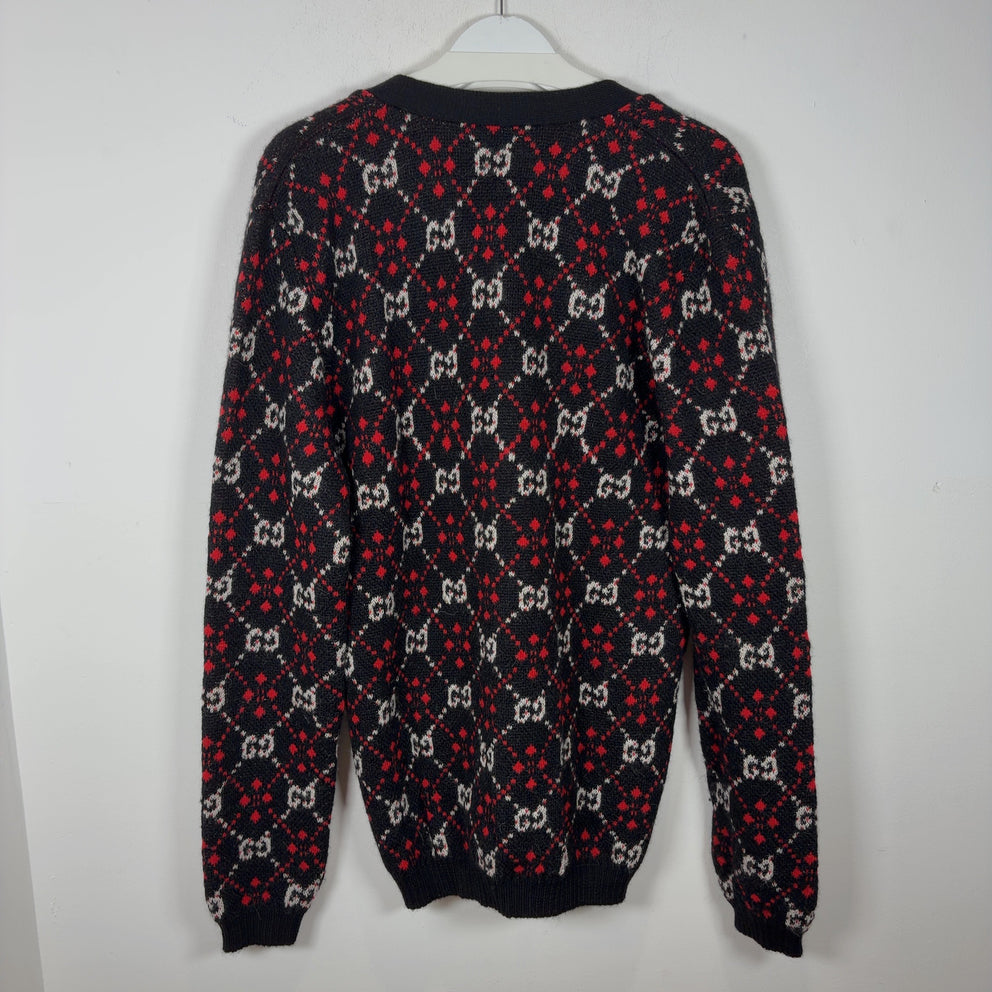 Gucci GG Diamond Wool Cardigan