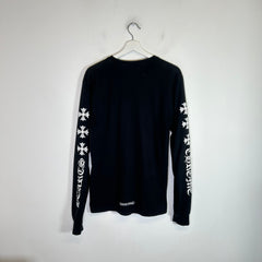 Chrome Hearts Black Plus Cross Longsleeve Size L