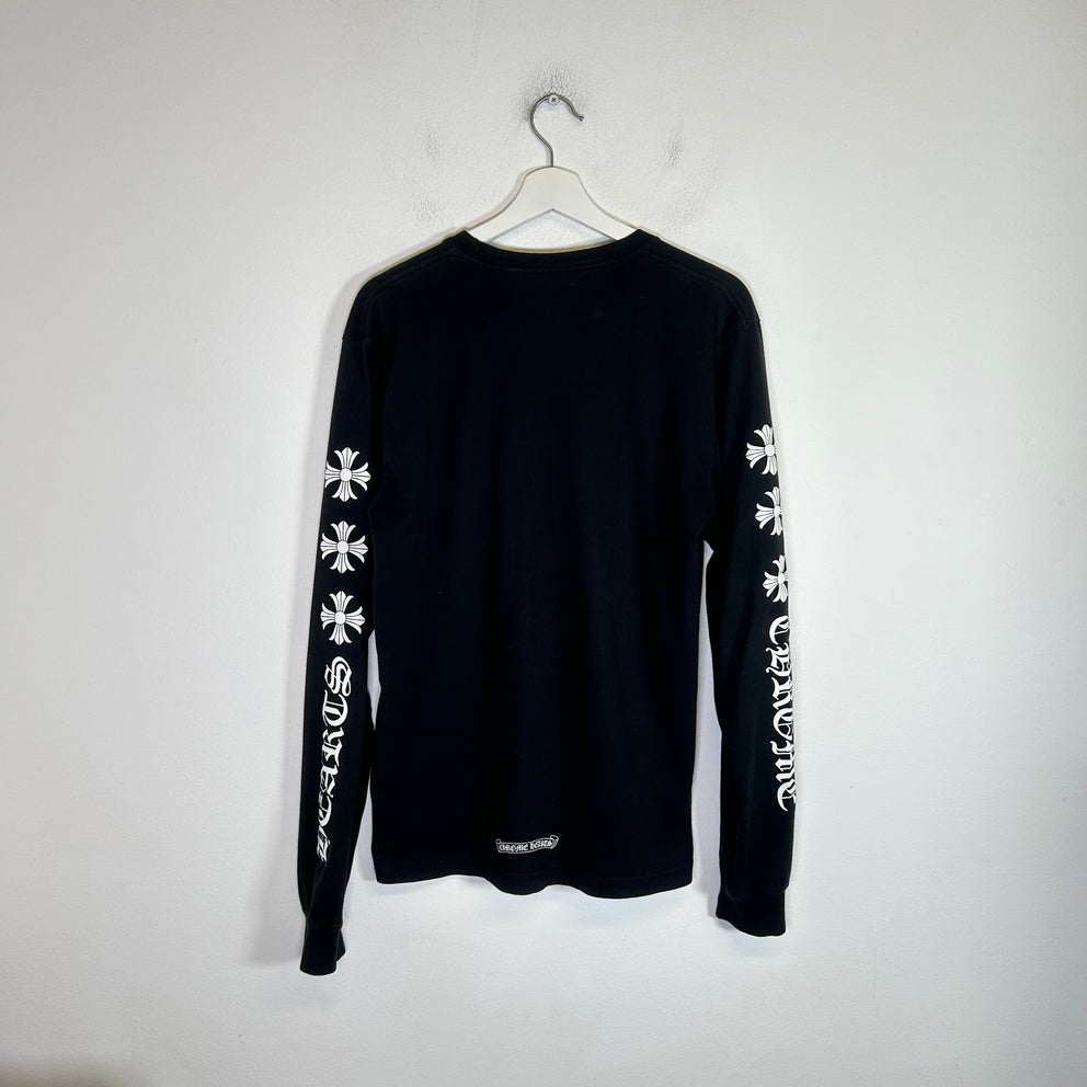 Chrome Hearts Black Plus Cross Longsleeve Size L