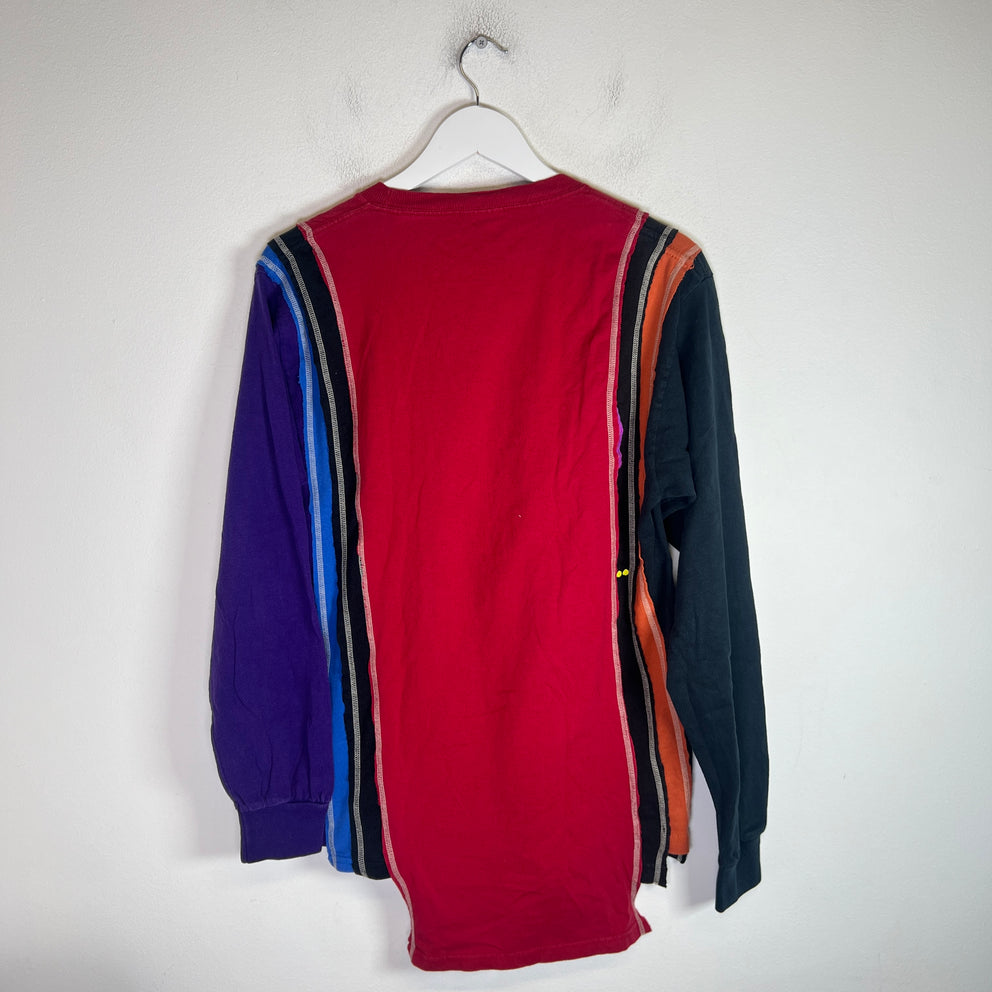 Needles Rebuild Multicolor Bridgewater College Longsleeve Size S