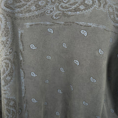 Raf Simons AW04 Blue 'Waves' Paisley Hoodie Size 48
