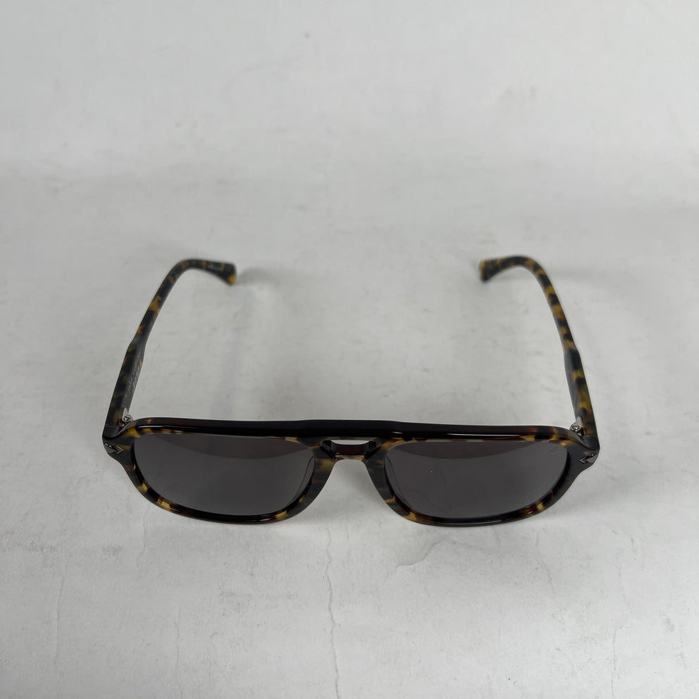 John Varvatos Striped Tortoise Sunglasses