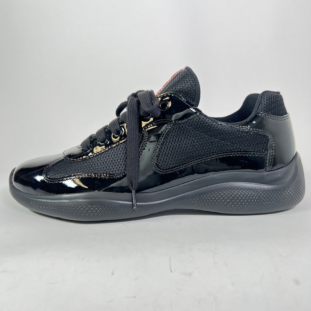 Prada Black Patent Leather America Cups