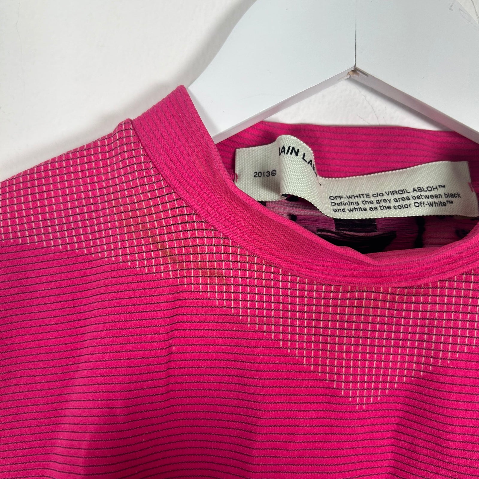 Off-White Pink Athletic T-Shirt Size L/XL