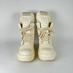 Rick Owens Milk/Black Geobaskets Size 43