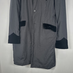 Comme Des Garcon Black Suede/Silk Black Multi-Pocket Outershirt Size XL