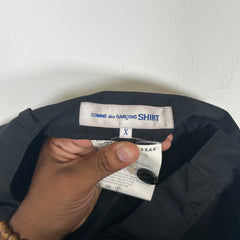 CDG Shirt Black Drop Crotch Shorts Size 34