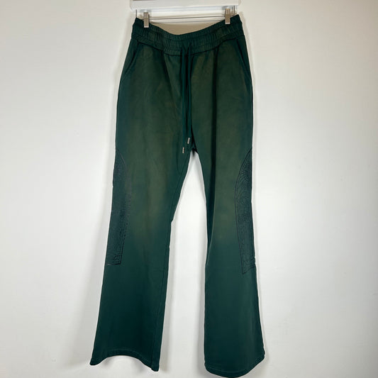 Who Decides War Green Logo Sweatpants Size 36