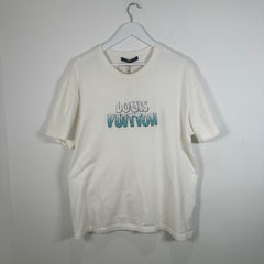 Louis Vuitton Sequin Pearl Logo T-Shirt Size XL
