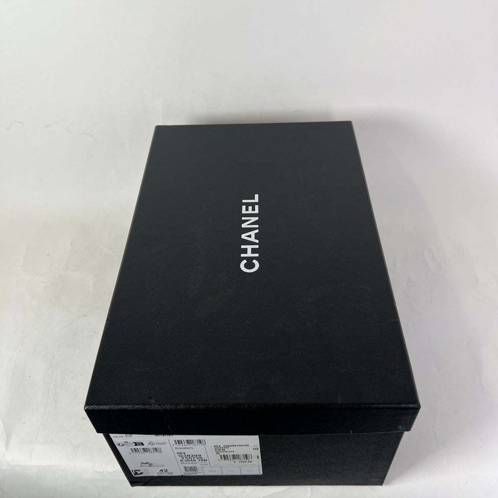 Chanel Interlocking CC Suede Calfskin Grained Leather Runners