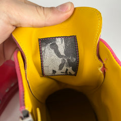 Rick Owens Pink 'Flesh' Ramone High-Top Size 14