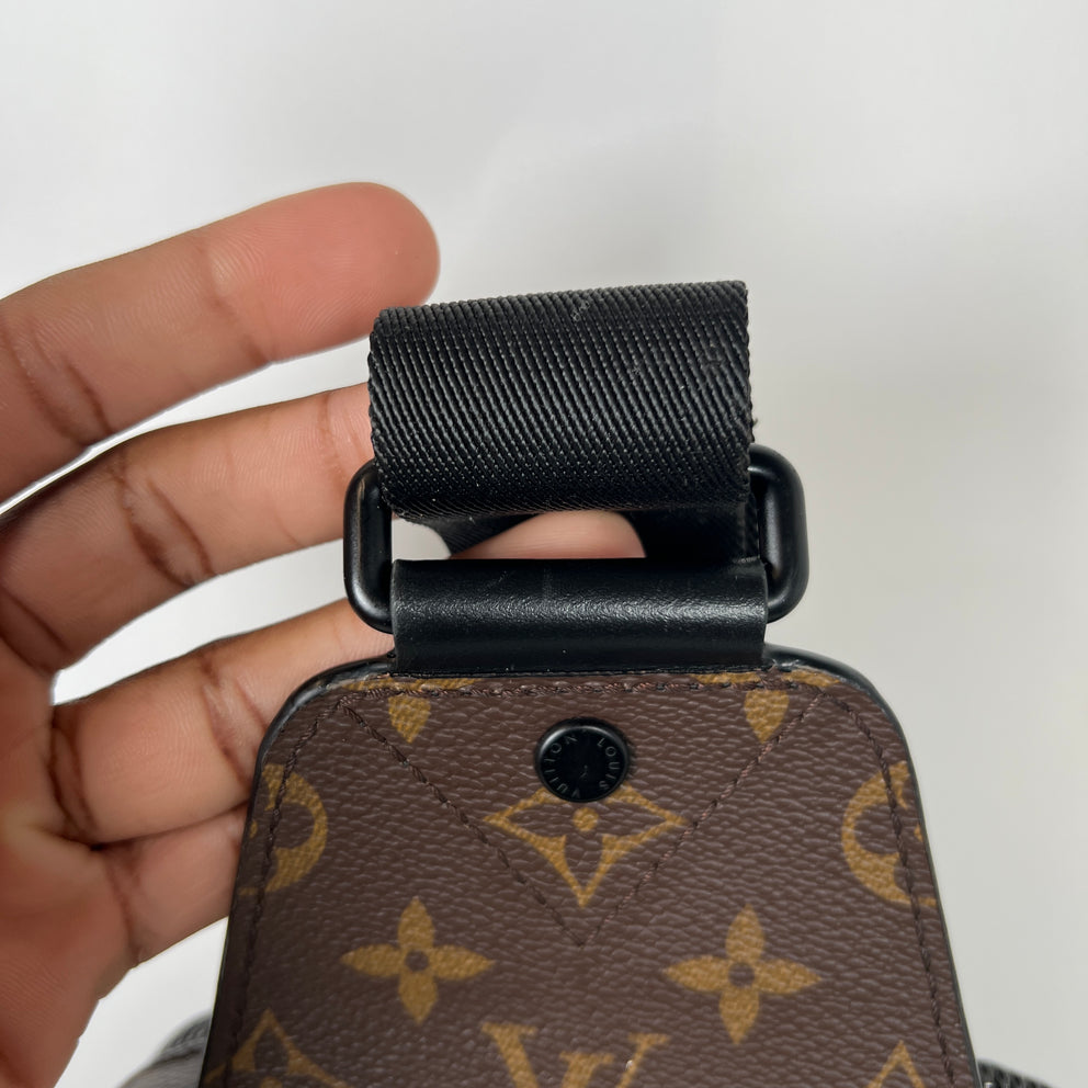 Louis Vuitton Monogram Macassar Avenue Sling Bag