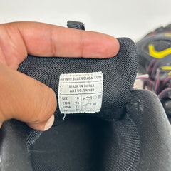 Balenciaga Black Bordeaux Track Sneaker Size 44