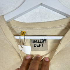 Gallery Dept Beige F1 Miami T-Shirt Size M