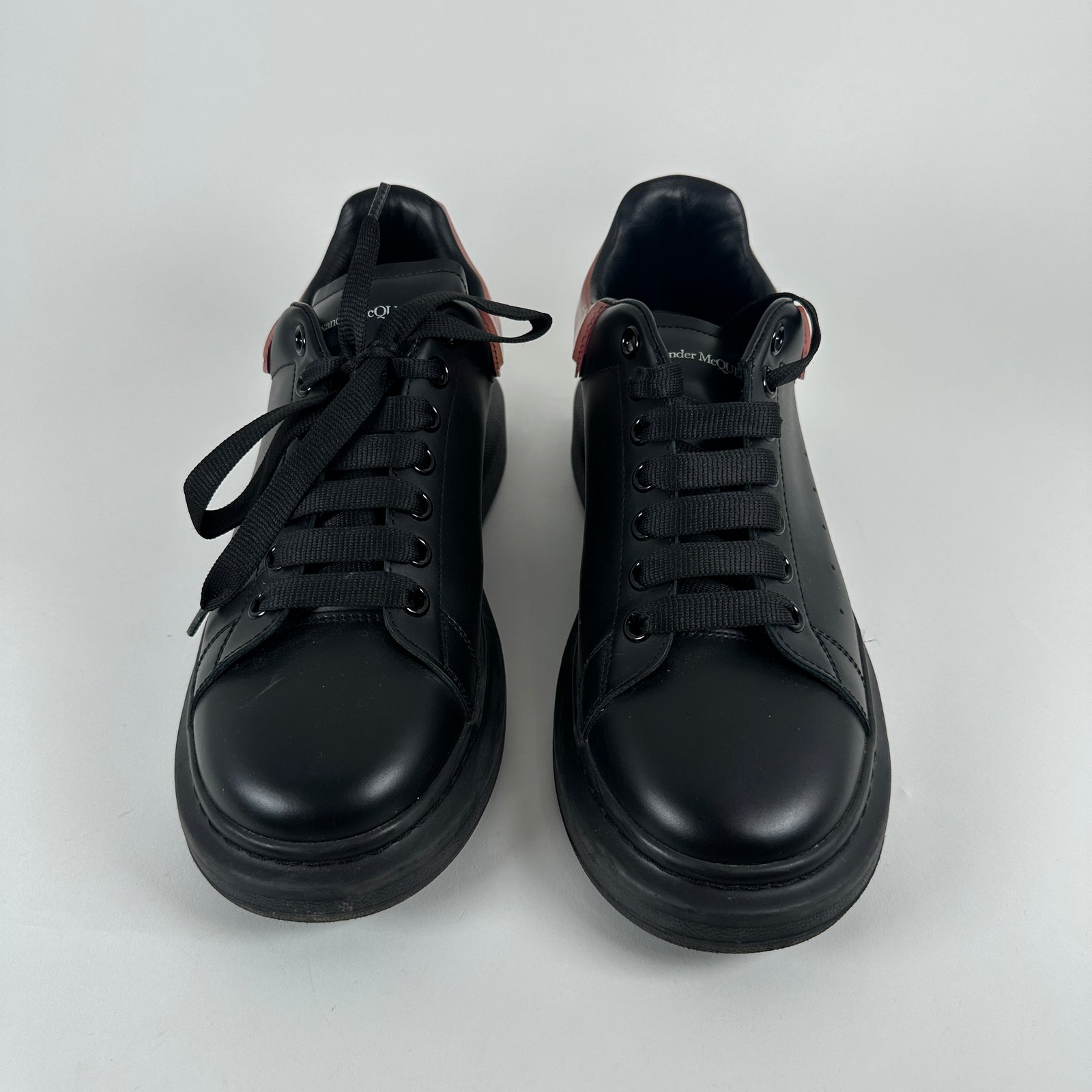 Alexander Mcqueen Black/Pink Low-Top Sneaker Size 10