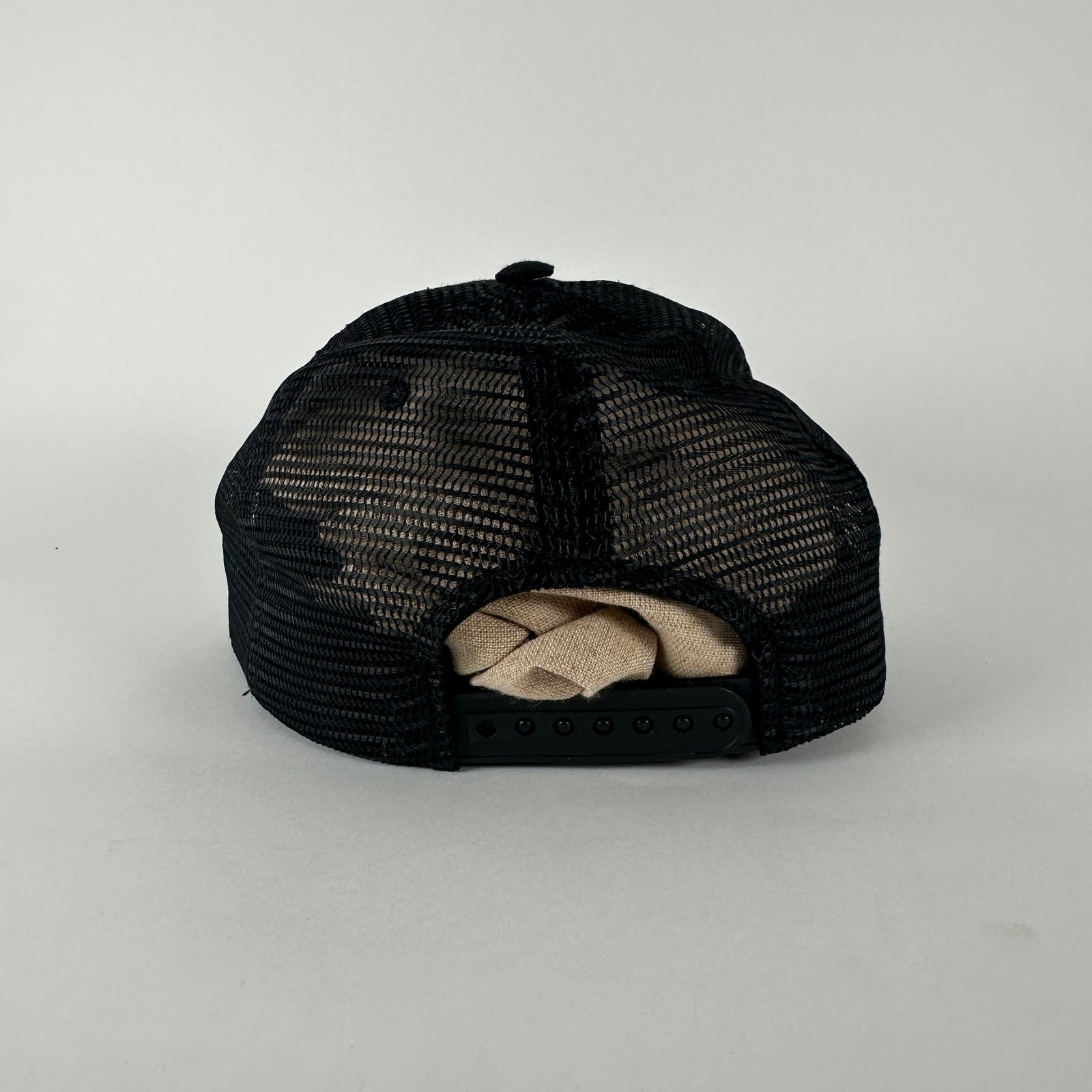 Celine Black Trucker Logo Hat Size M