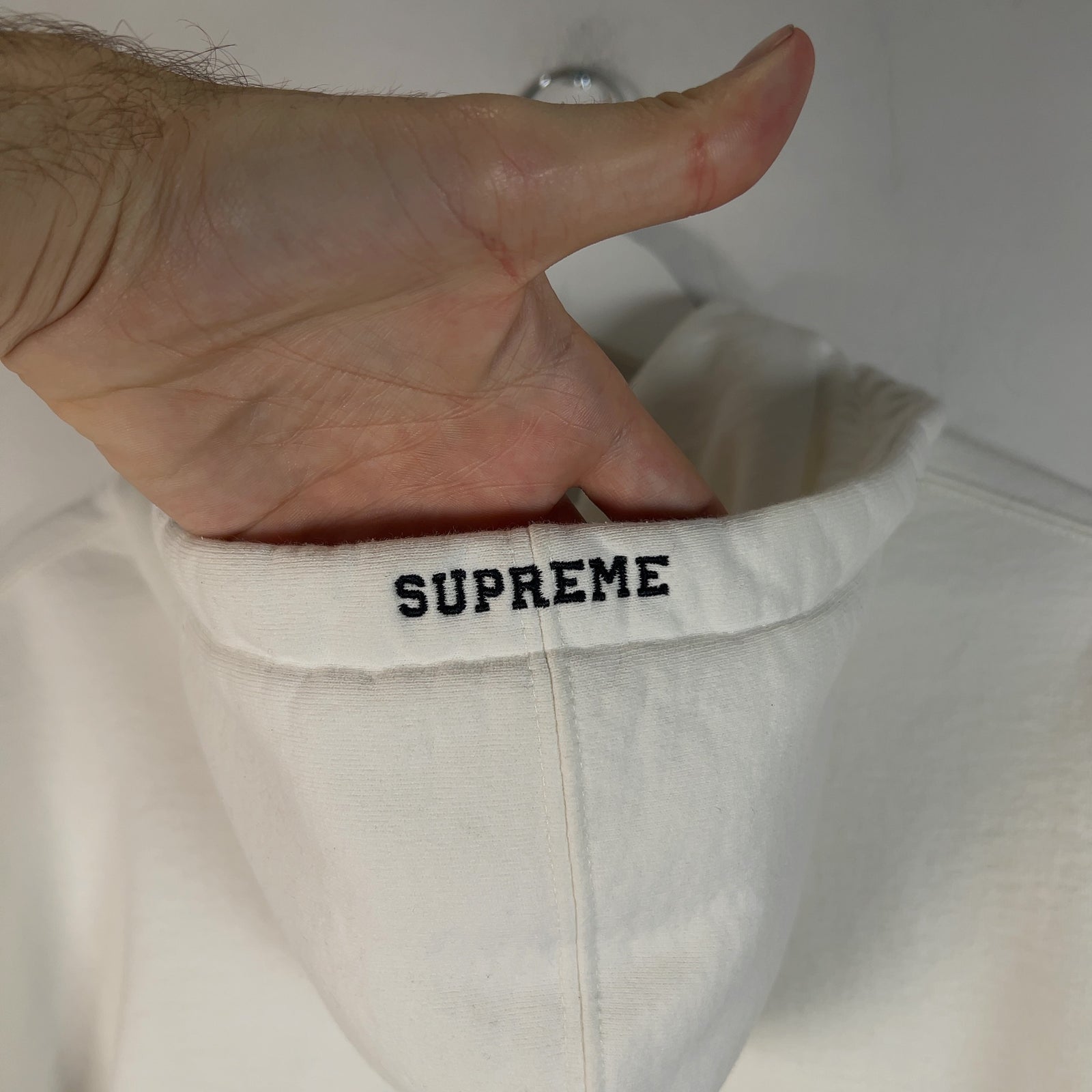 Supreme Embroidered 'S' Zip-Up Hoodie