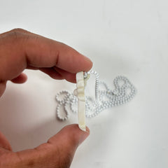 Chrome Hearts White Silicone Cross Necklace