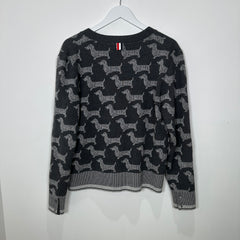 Thom Browne Hector Grey Knit Cardigan Size 2
