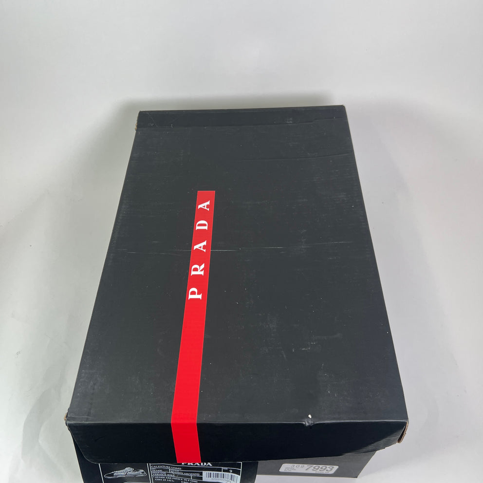 Prada White Patent Leather America Cups