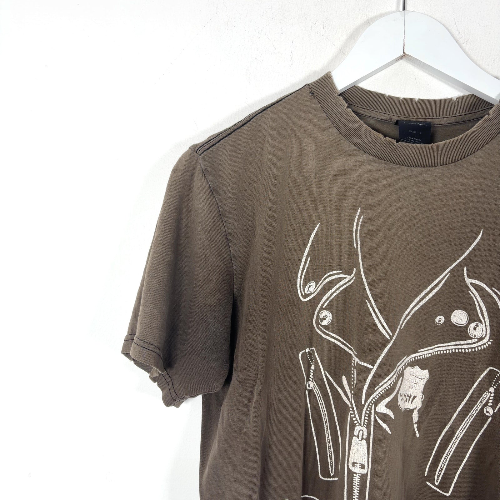 Number (N)ine SS04 'Dream Baby Dream' Riders Jacket Print T-Shirt