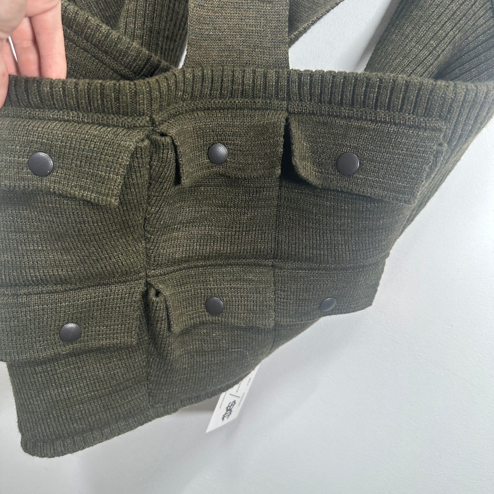 Kapital Green Wool Cargo Utility Rig