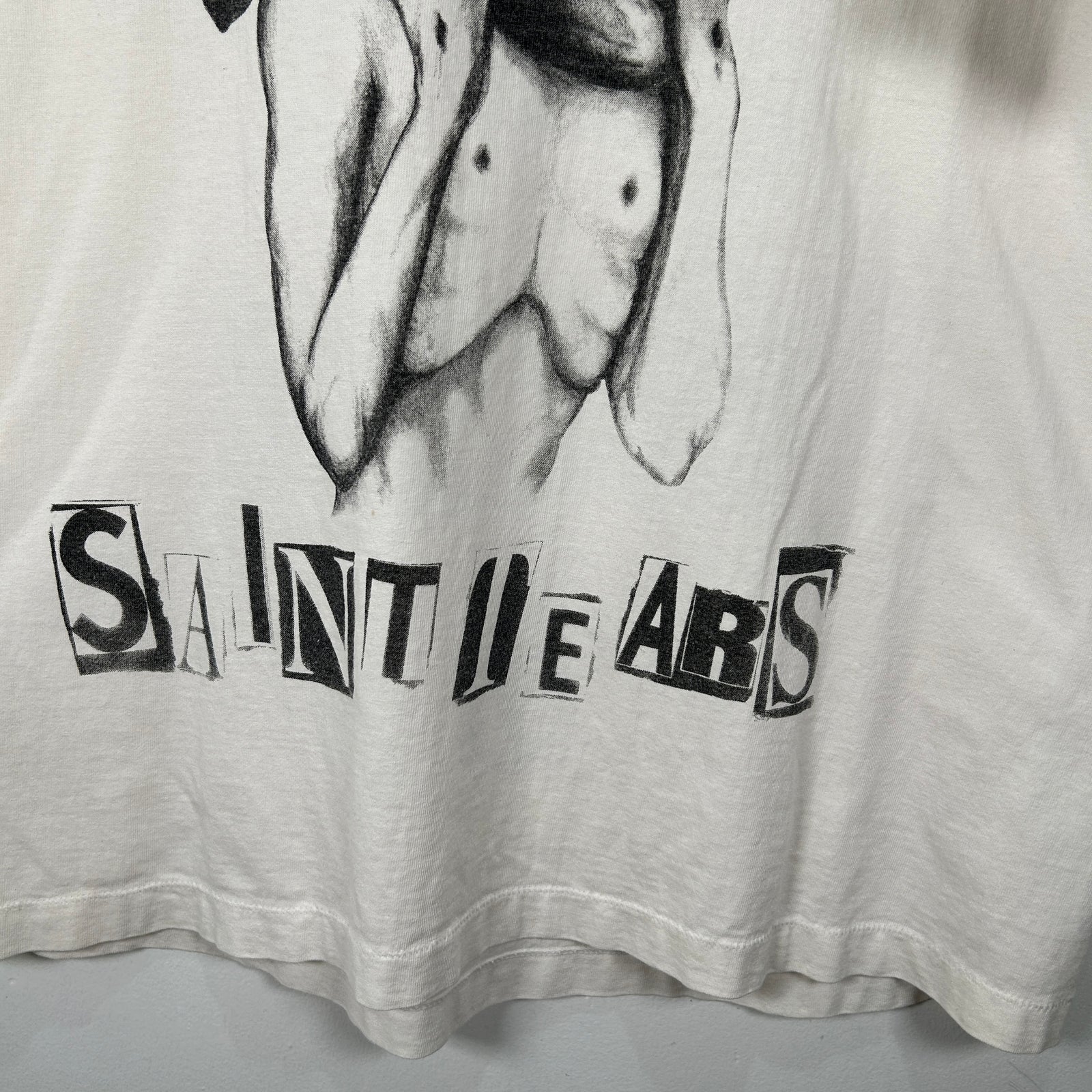 Saint Micheal x Denim Tears 'Grace of God' Graphic White T-Shirt Size L