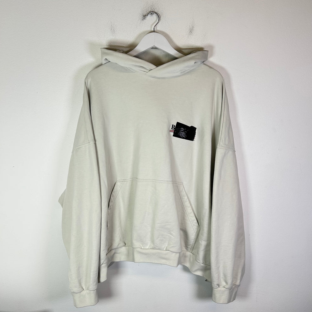 Balenciaga Gaffer Tape Campaign Logo Oversized Hoodie