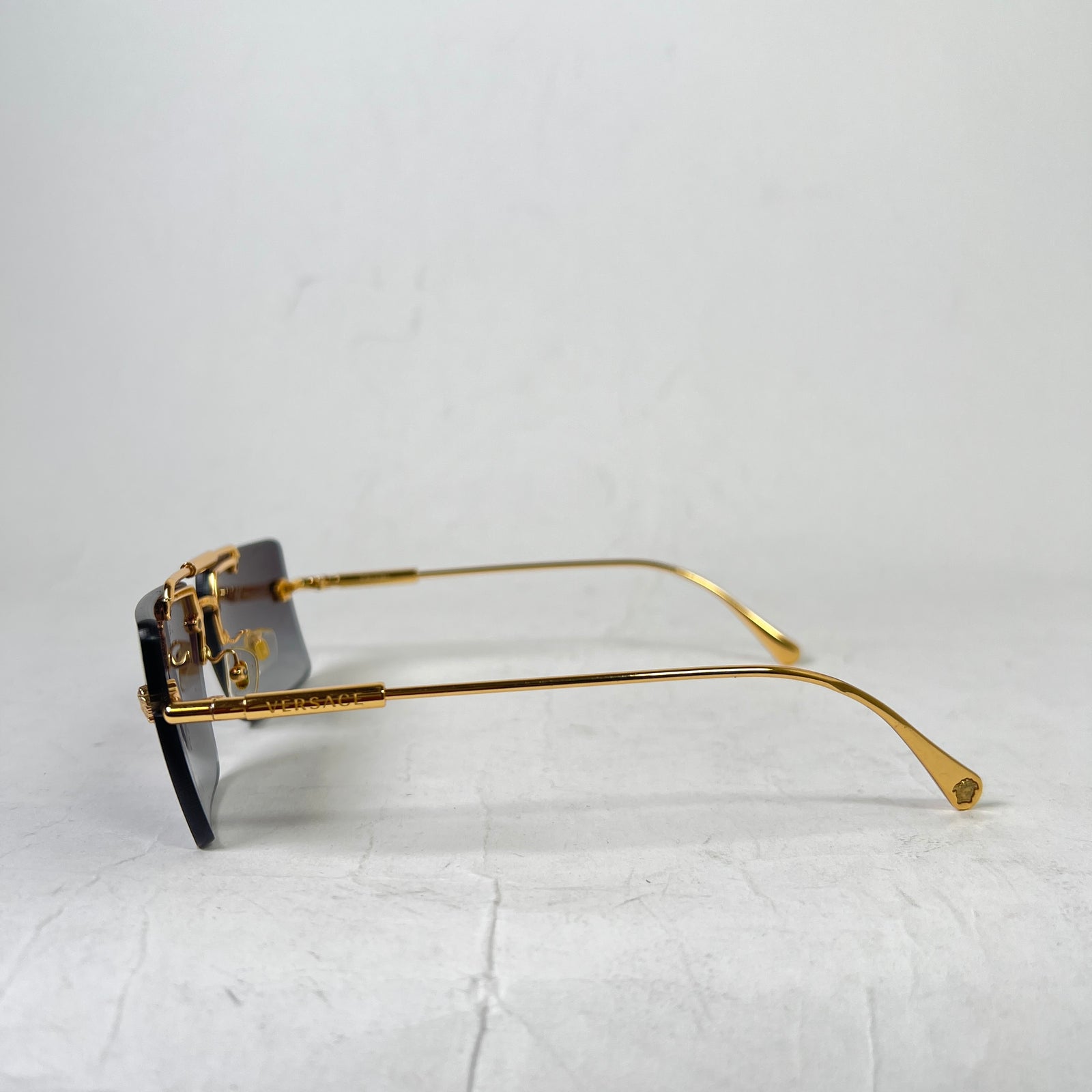 Versace Medusa Rimless Sunglasses