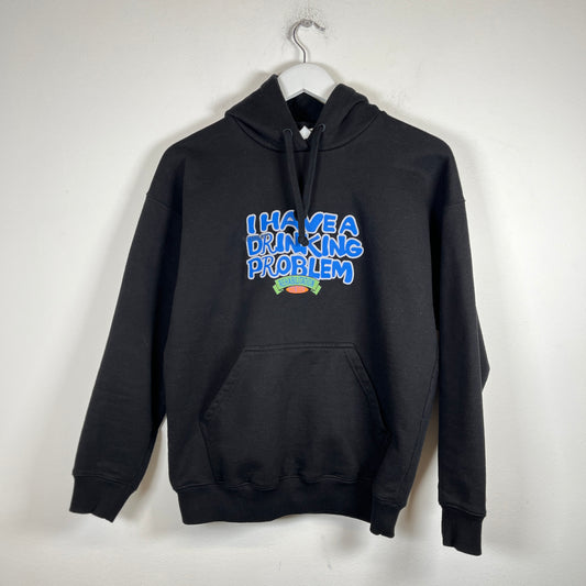 Vetements Black 'I Have A Drinking Problem' Hoodie Size XS