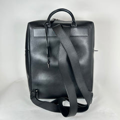 MCM Black Lamsbskin Leather Backpack