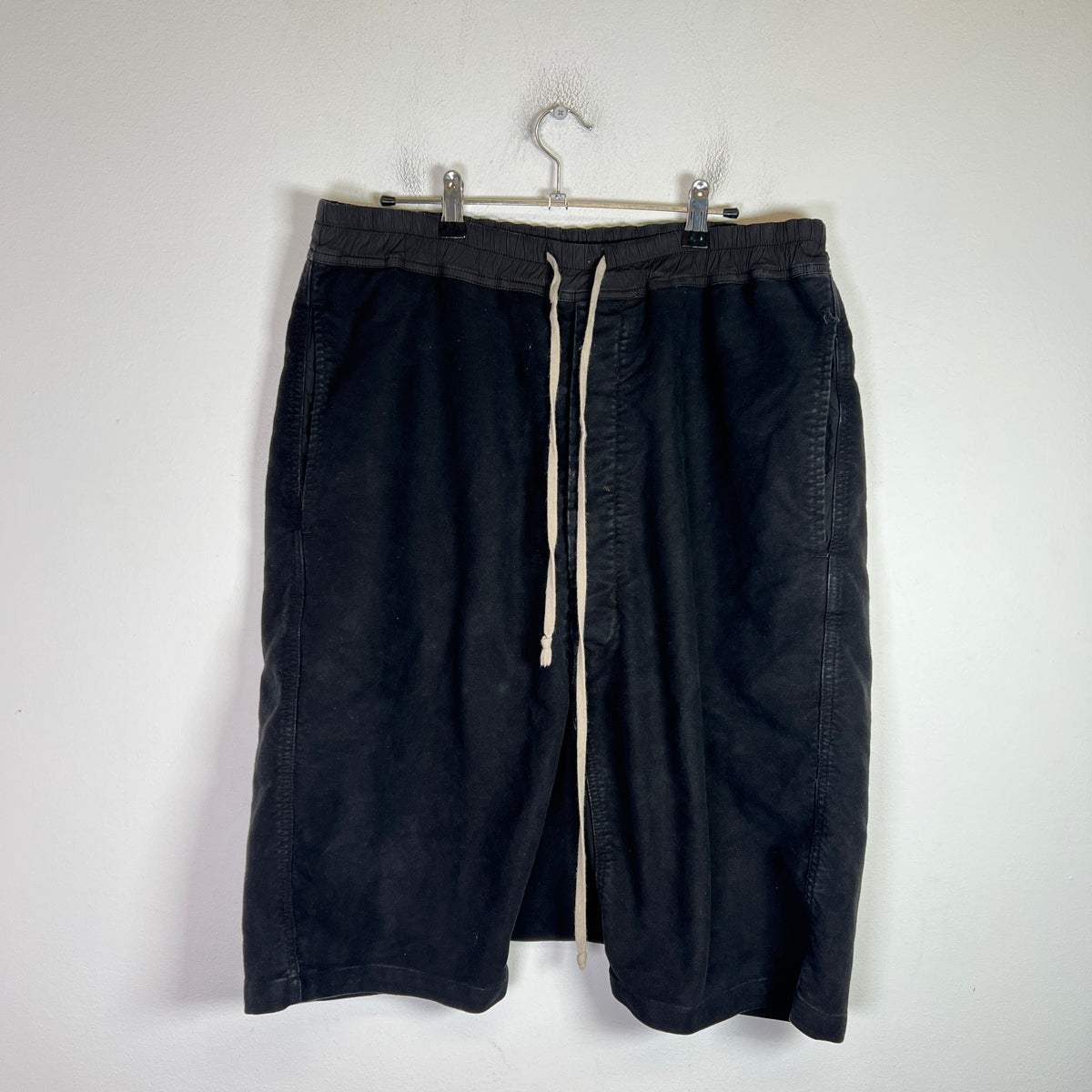 Rick Owens DRKSHDW FW14 Moleskin Pod Shorts