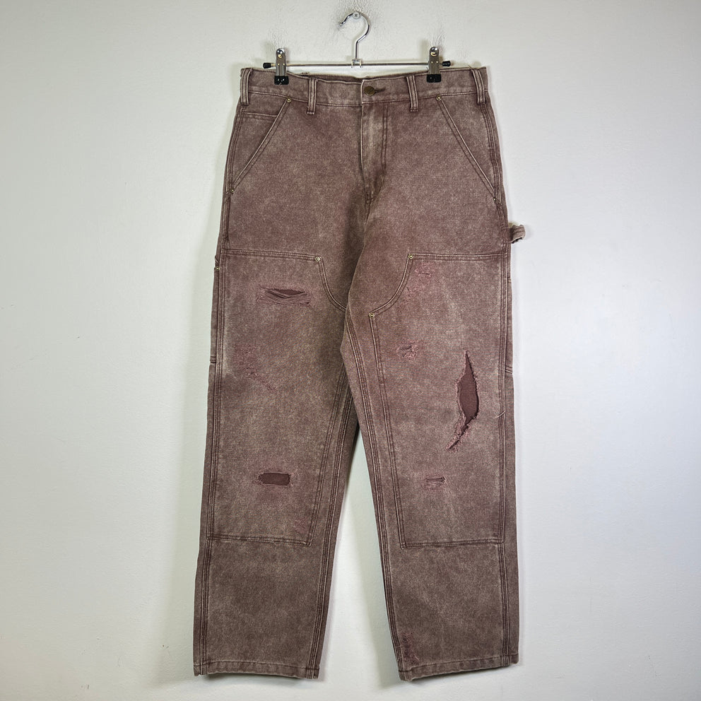 Carhartt Vintage Faded Distressed 'Double Knee' Carpenter Pants