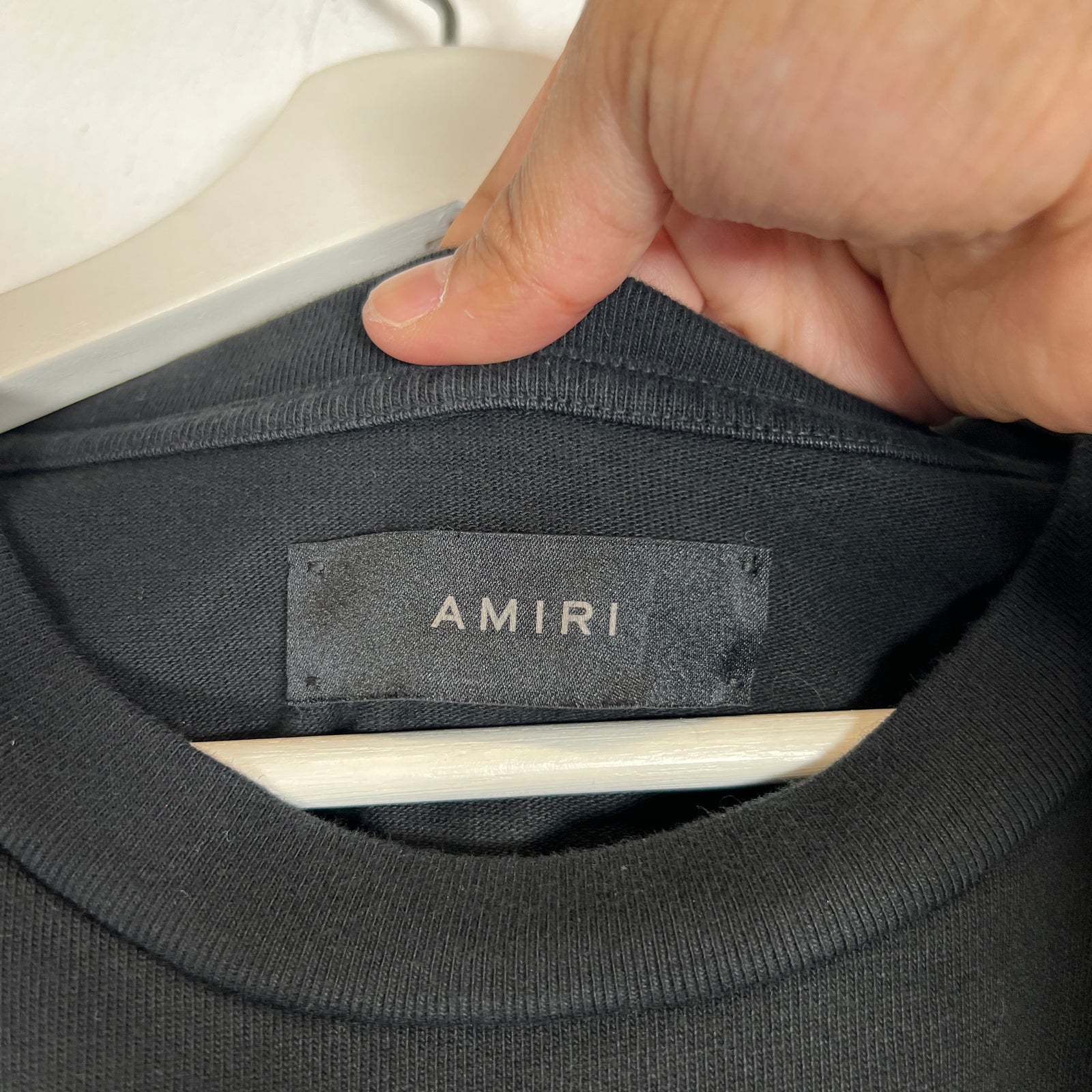 Amiri Black/Red Football Jersey Tee Size M