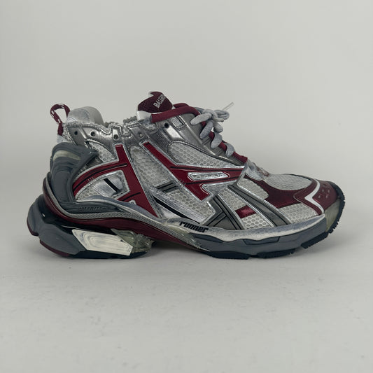 Balenciaga Maroon Track Runner Size 12