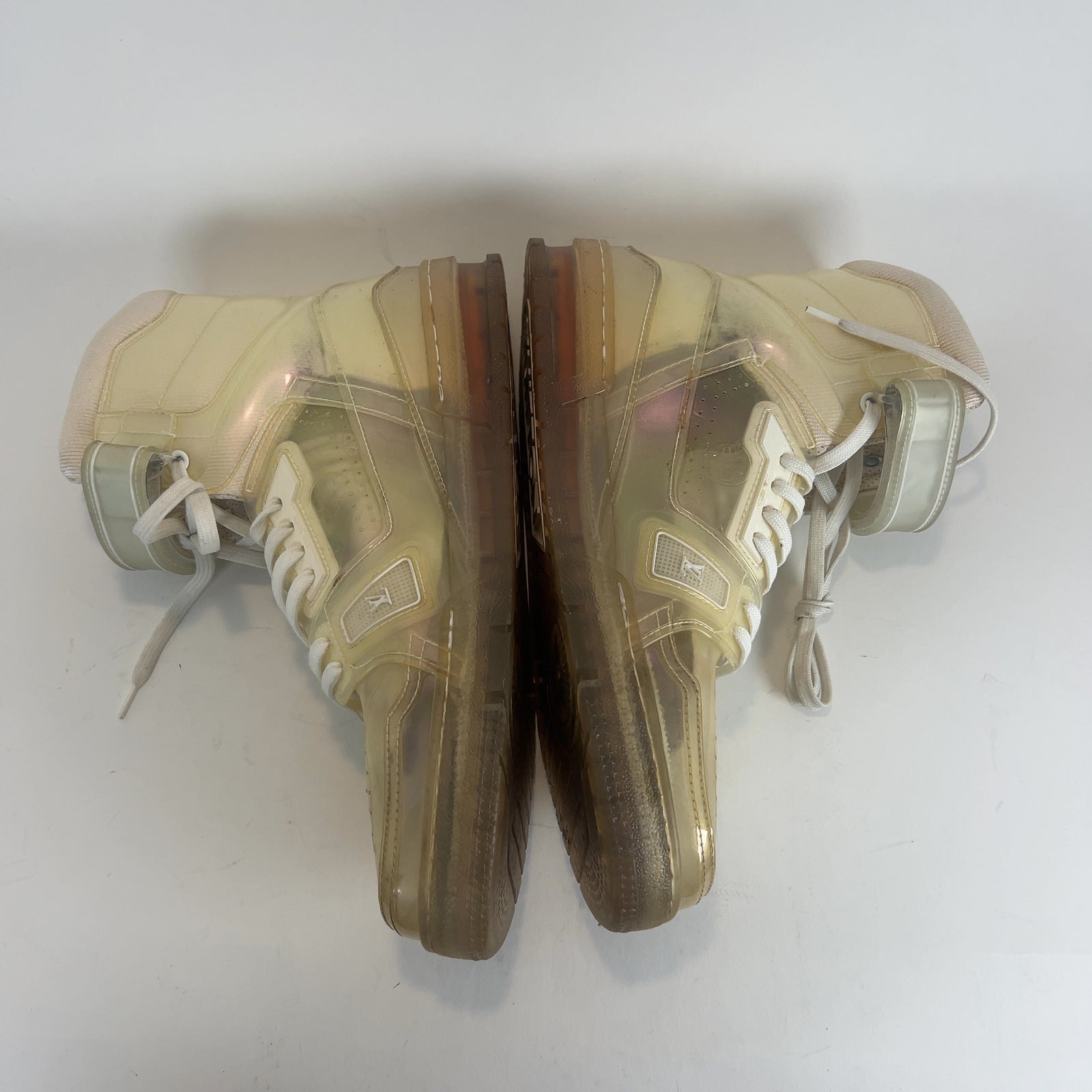 Louis Vuitton Transparent Hightop Sneakers