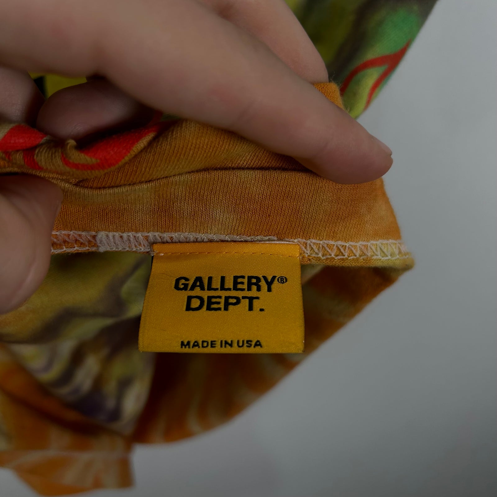 Gallery Dept. Tye-Dye 'Freak Show' T-Shirt Size M