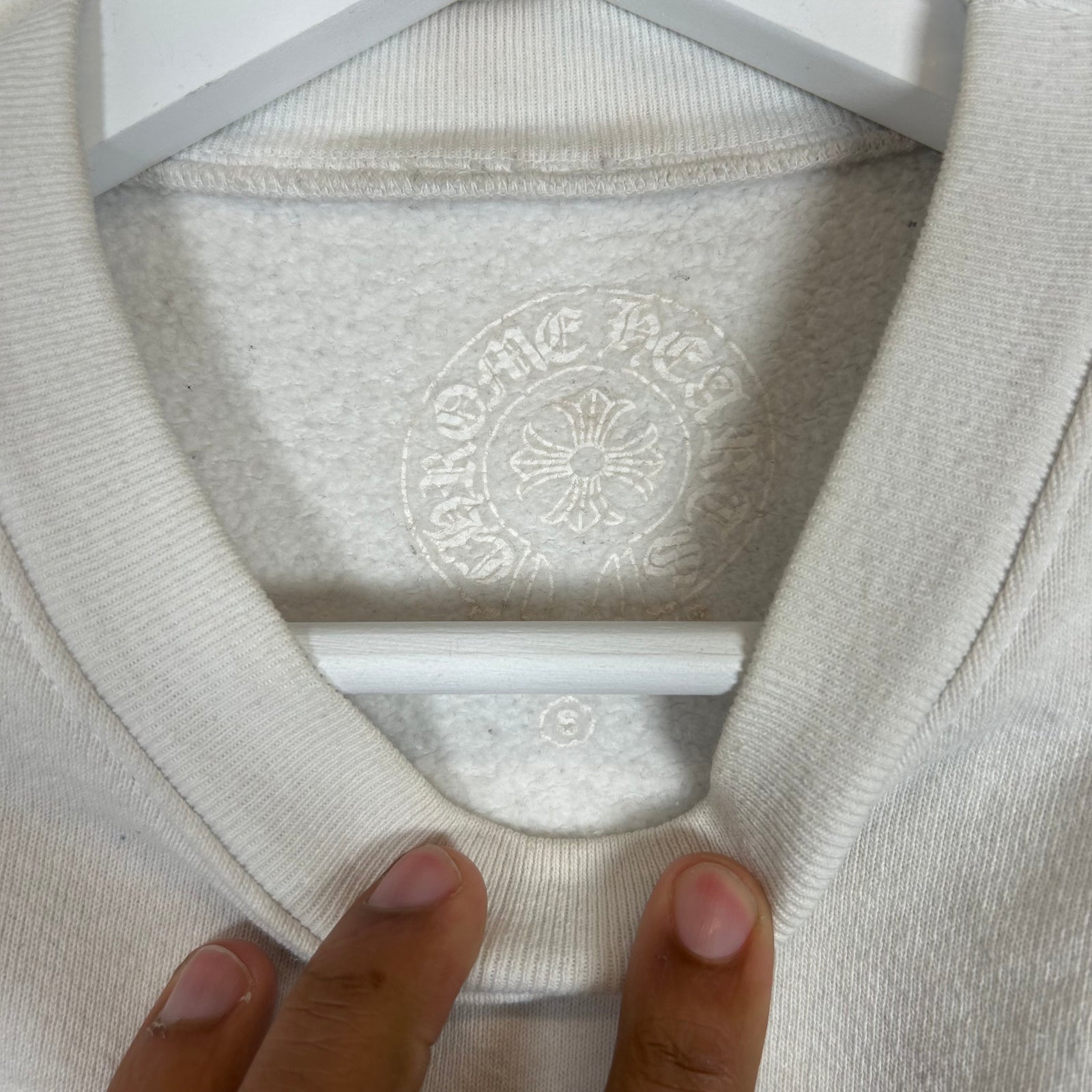 Chrome Hearts White Deadly Doll Crewneck Size S