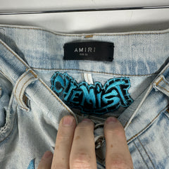 Amiri x Chemist Blue Star Patch Jeans Size 33