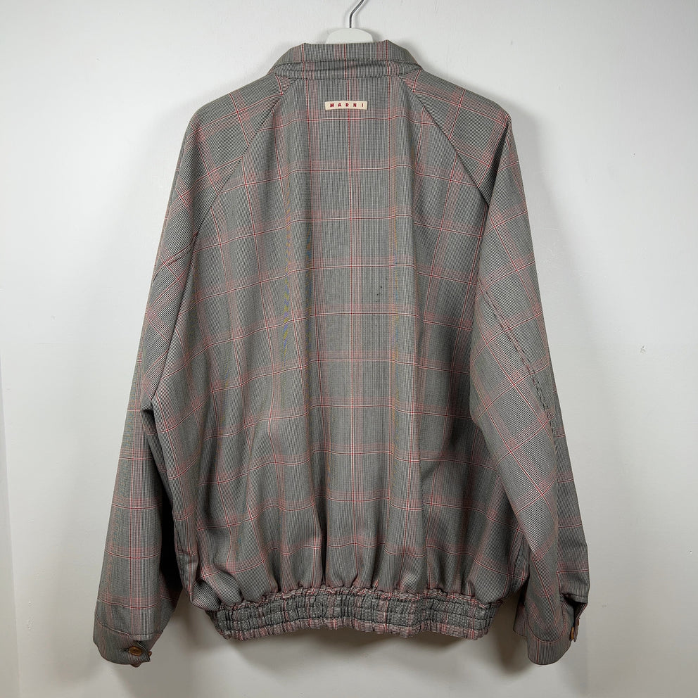 Marni Check Zip Up Jacket