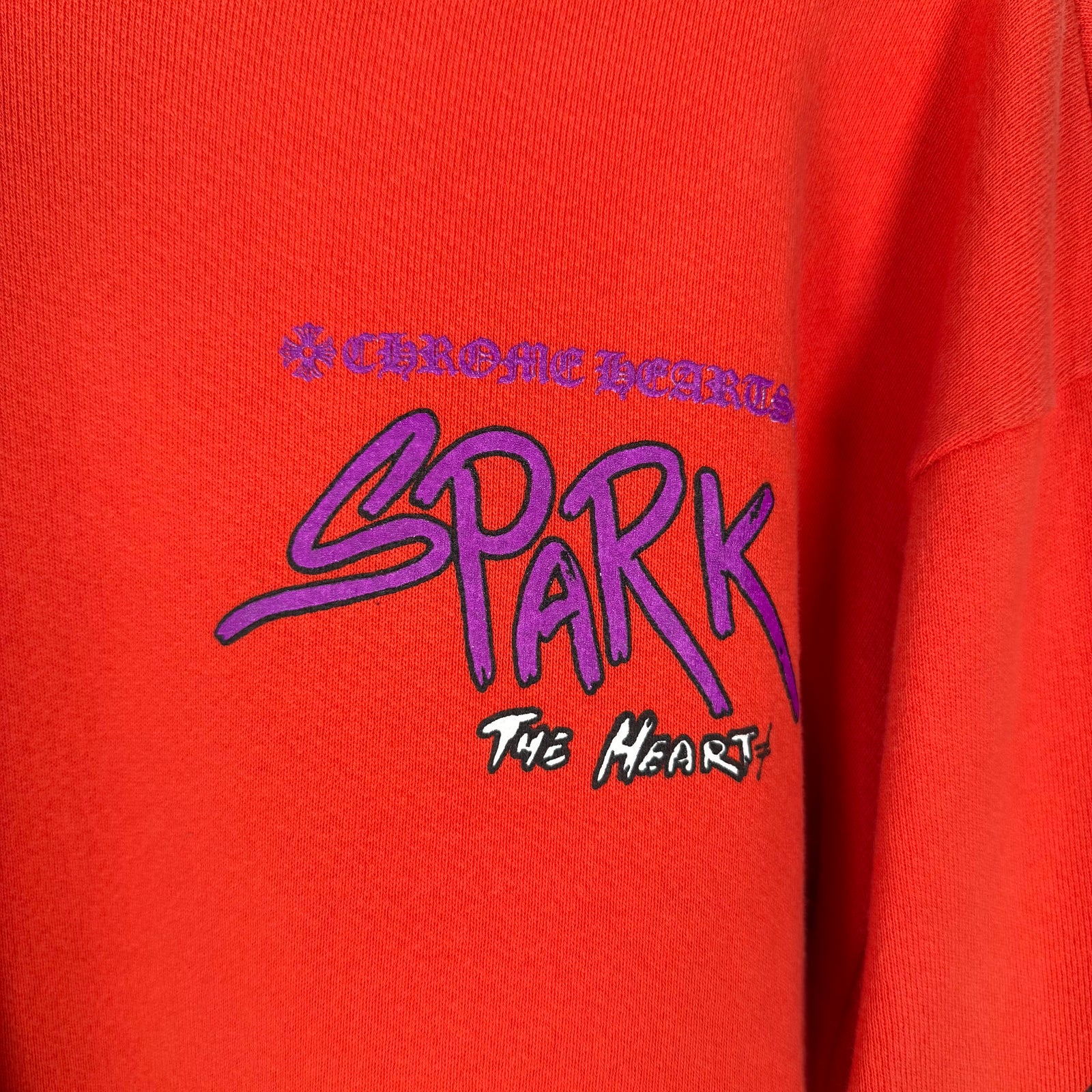 Chrome Hearts x Matty Boy Red Spark Graphic Hoodie Size L