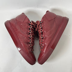 Balenciaga Burgundy Arena Size 40