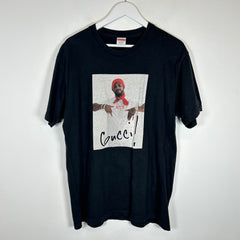 Supreme Black Gucci Mane Print T-Shirt Size L