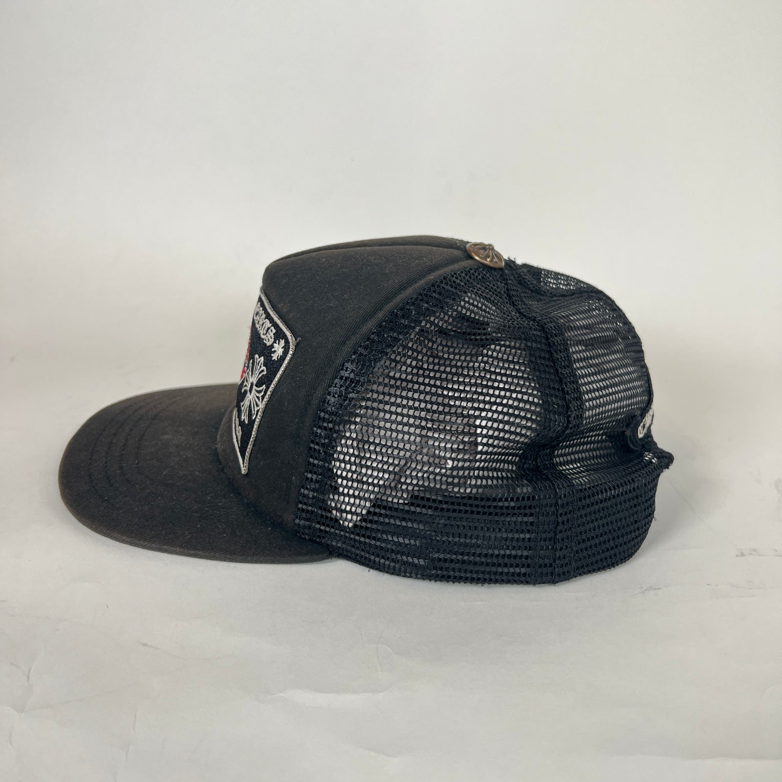 Chrome Hearts Black Matty Boy Chomper Trucker Hat